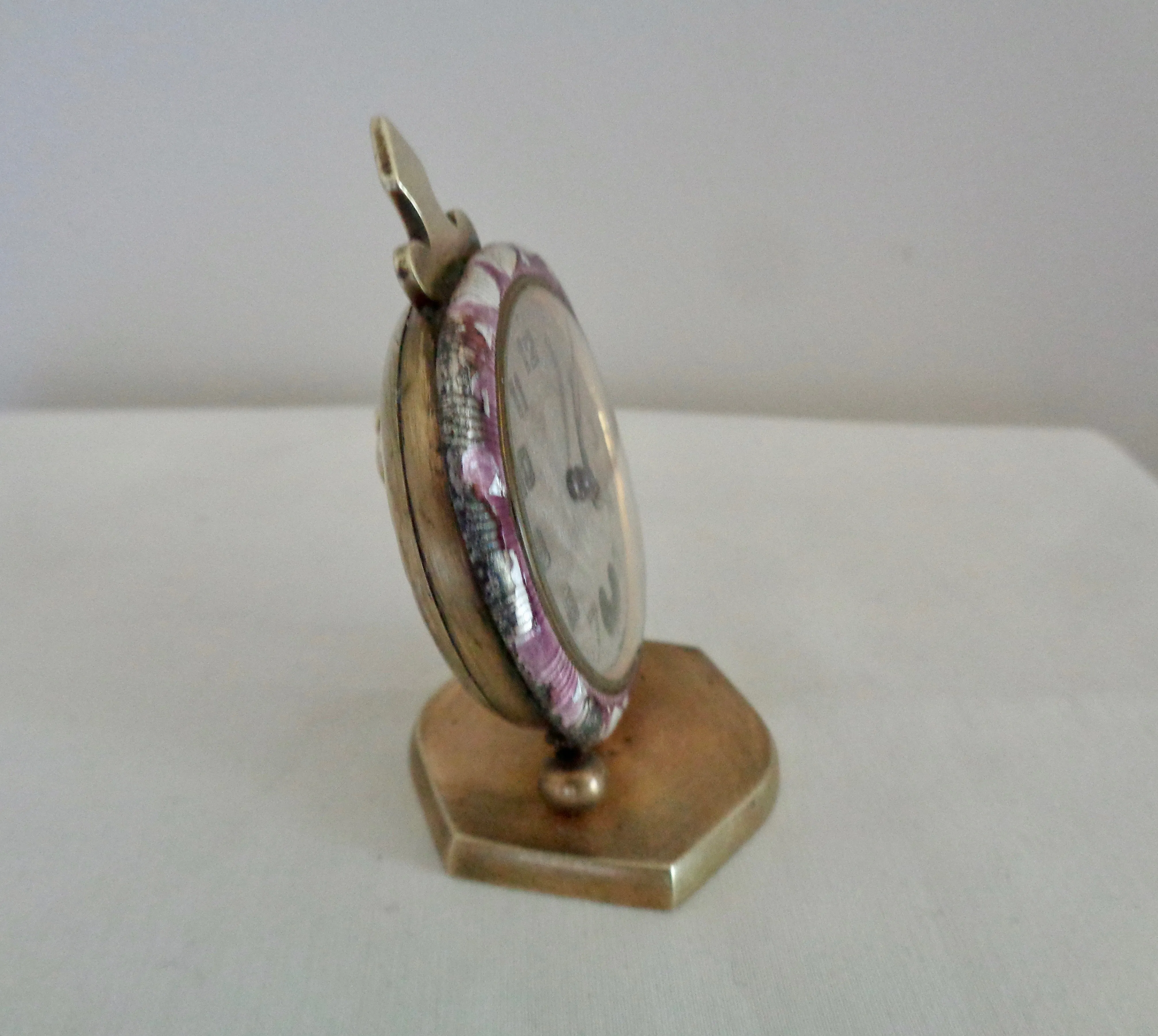 1920s Theodore Jequier Swiss Ladies Travel Clock Brevet #93017