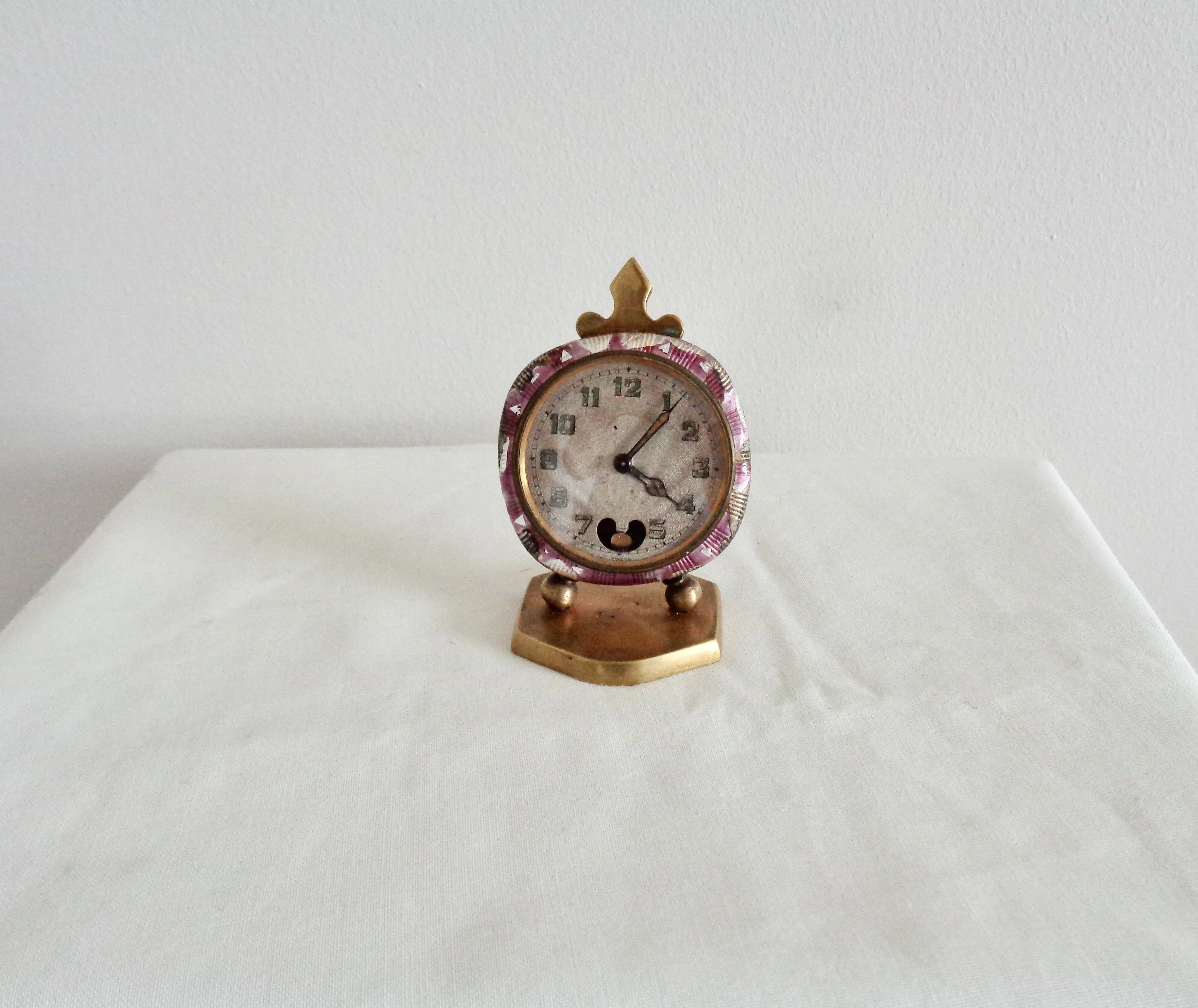 1920s Theodore Jequier Swiss Ladies Travel Clock Brevet #93017