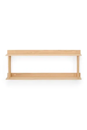 2 Level Wooden Wall Shelf | Wireworks Platform 2