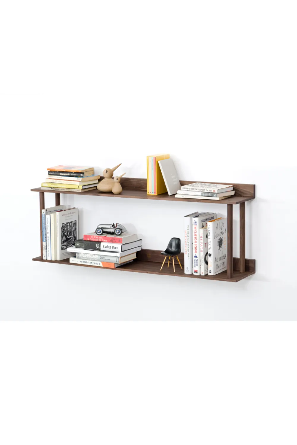 2 Level Wooden Wall Shelf | Wireworks Platform 2