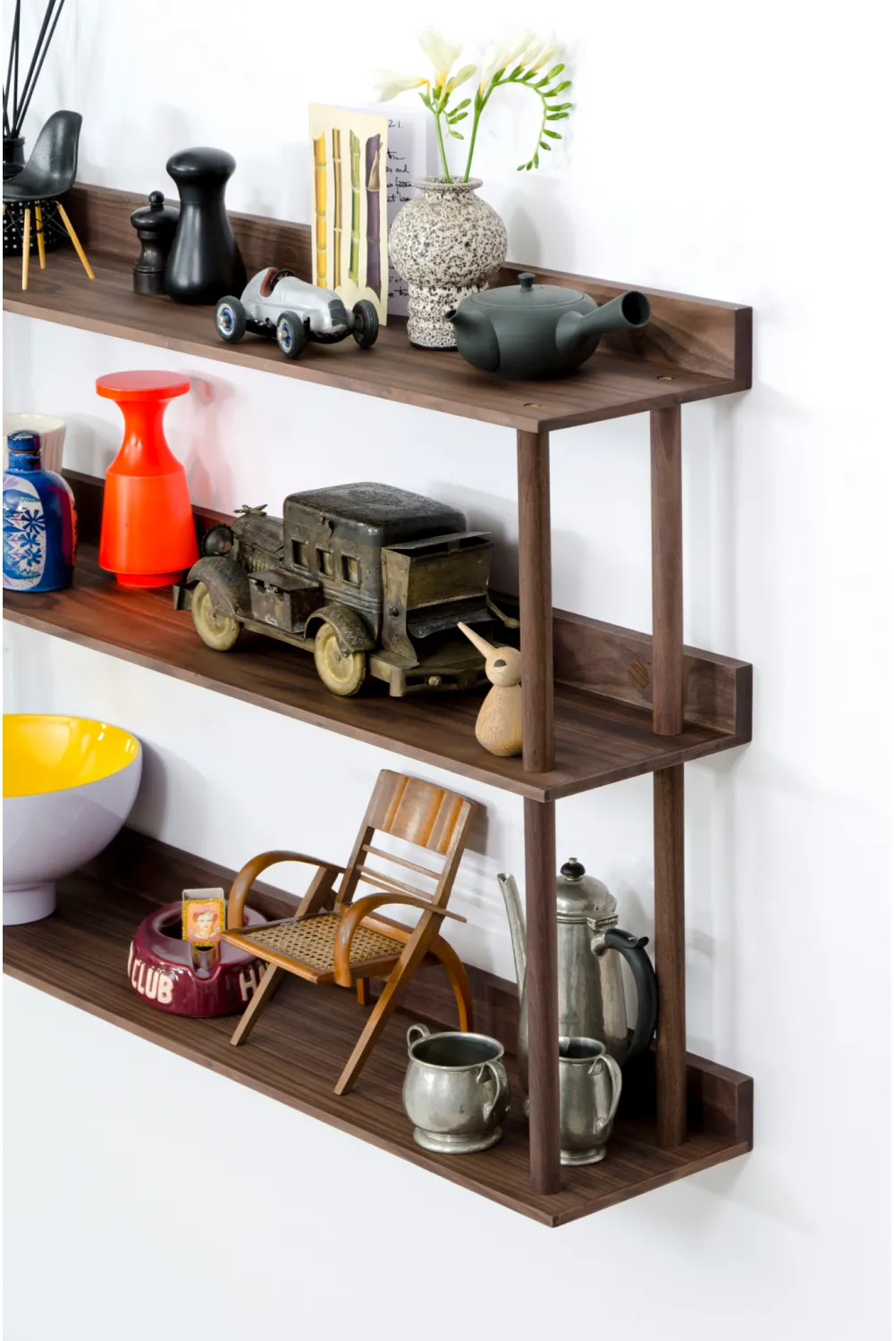 3 Level Wooden Wall Shelf  | Wireworks Platform 3