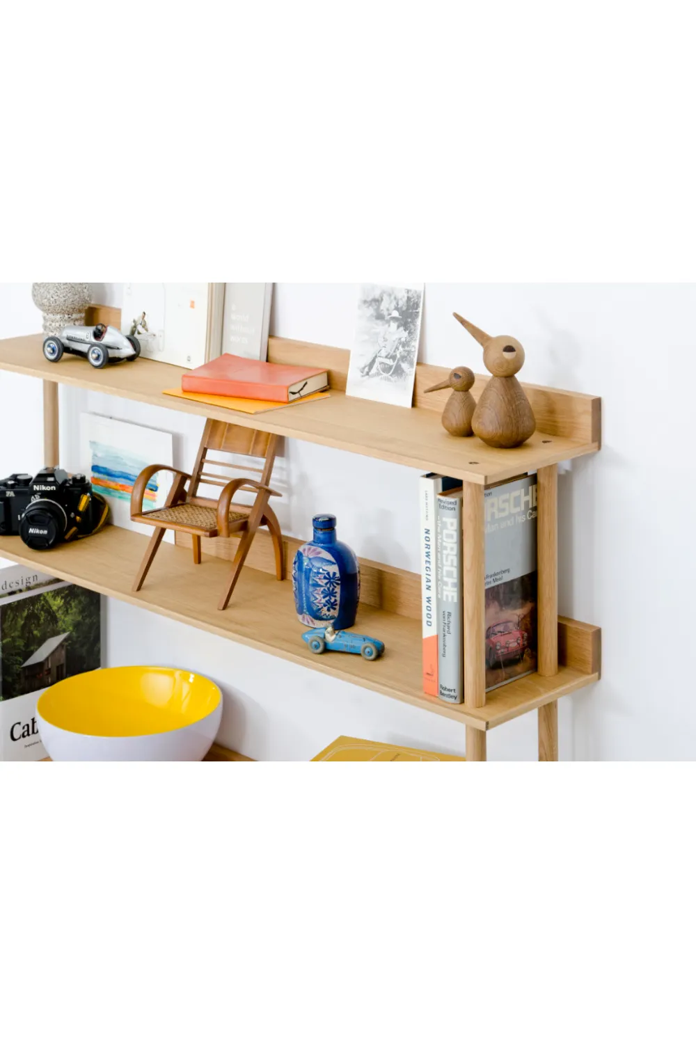 3 Level Wooden Wall Shelf  | Wireworks Platform 3