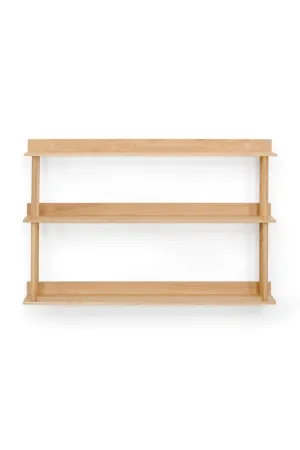 3 Level Wooden Wall Shelf  | Wireworks Platform 3