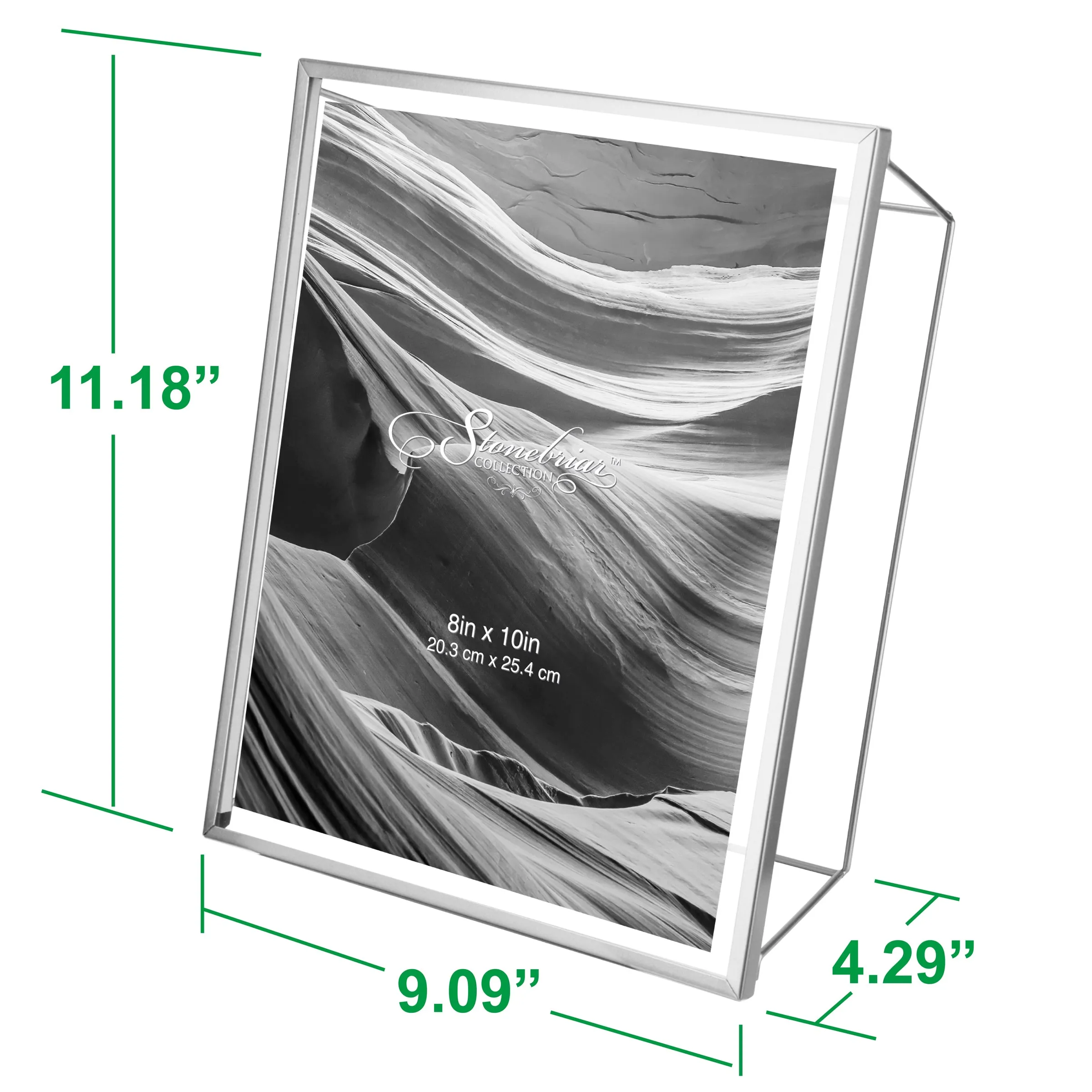 8x10 Wire Frame - Metallic Silver (WS)