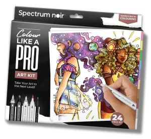 Adventures in Colouring Pro Art Colouring Kit - Spectrum Noir