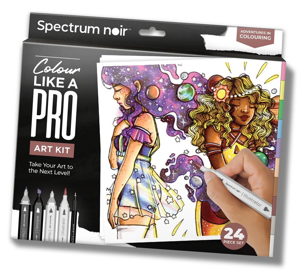 Adventures in Colouring Pro Art Colouring Kit - Spectrum Noir