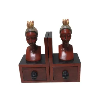 African Queen Bookends