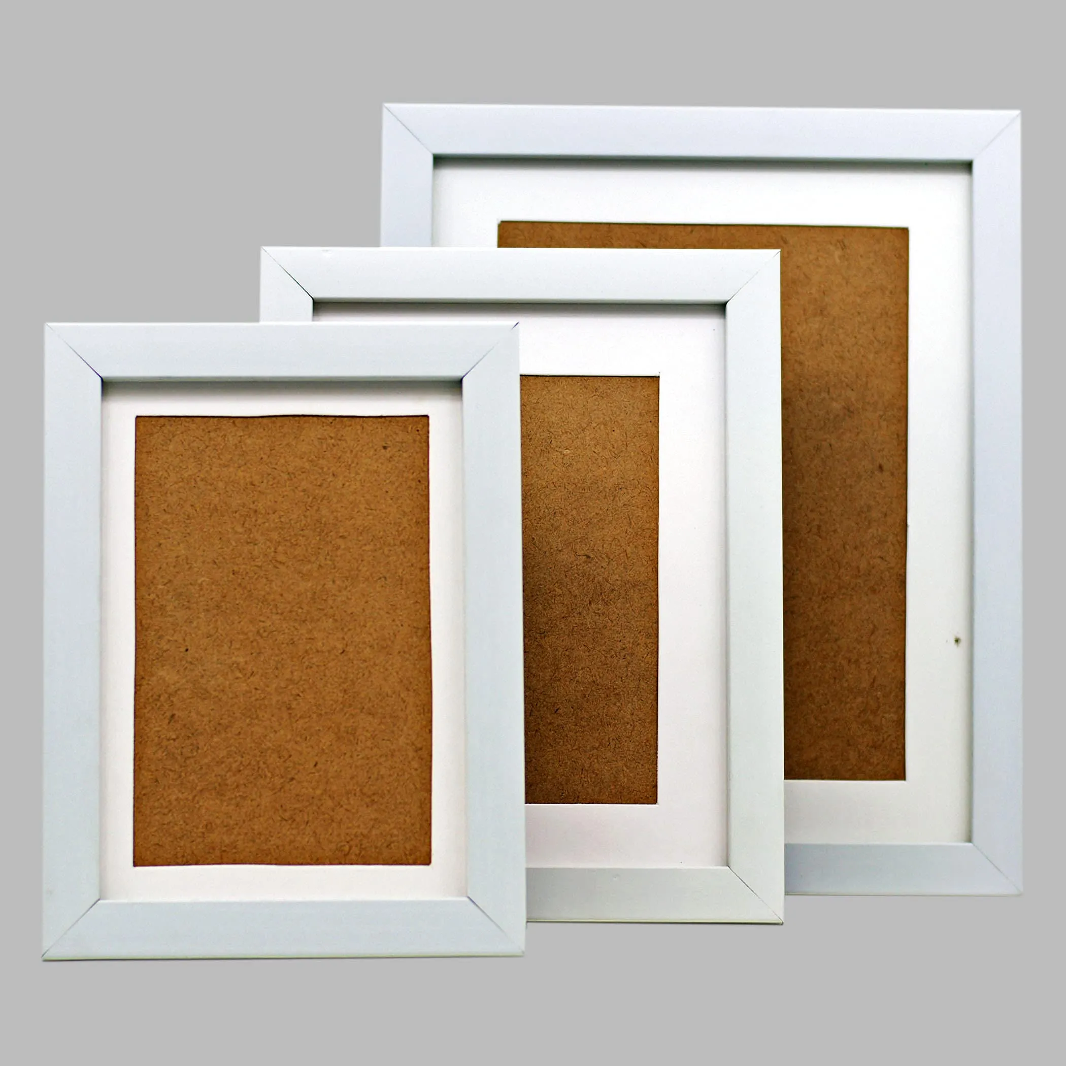 AJANTA ROYAL Set of 3 Photo Frames For Walls Decorations and for Table : A-192C (White)