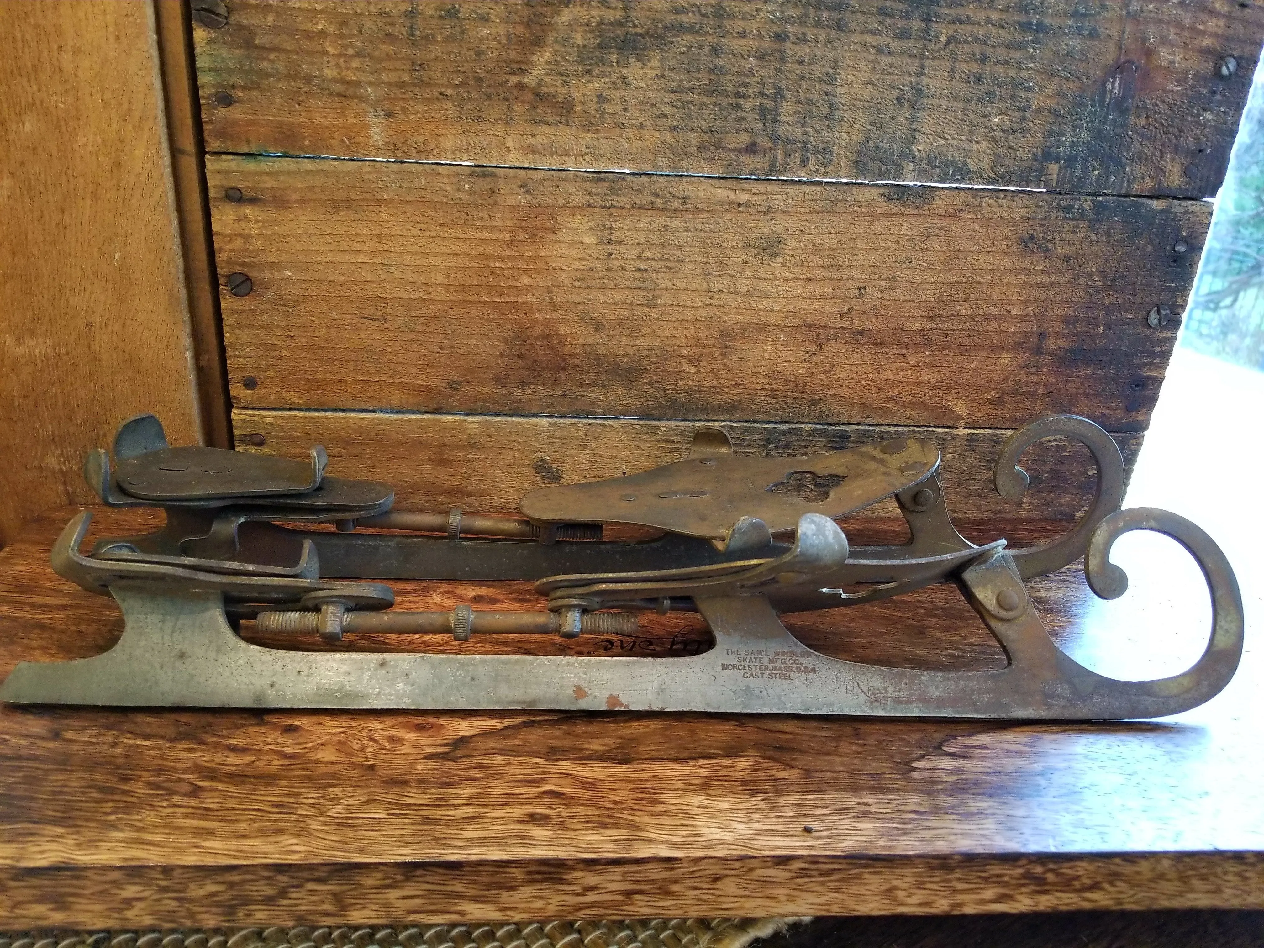 Antique Winslow Ice Skates