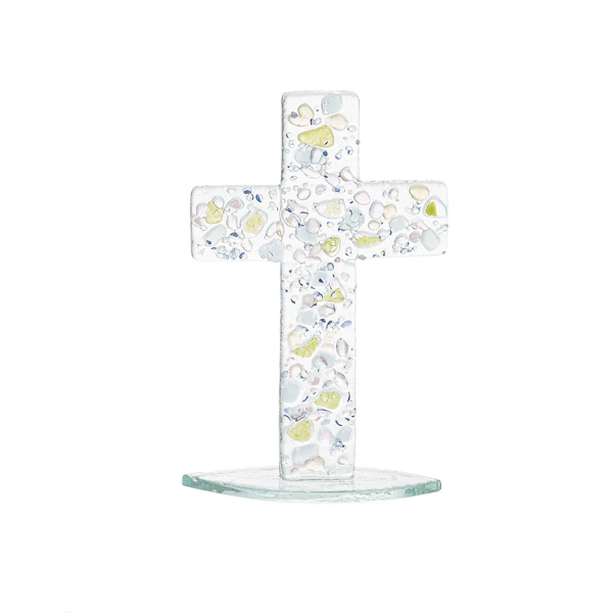 Art Glass Cross, Tabletop, 3 styles