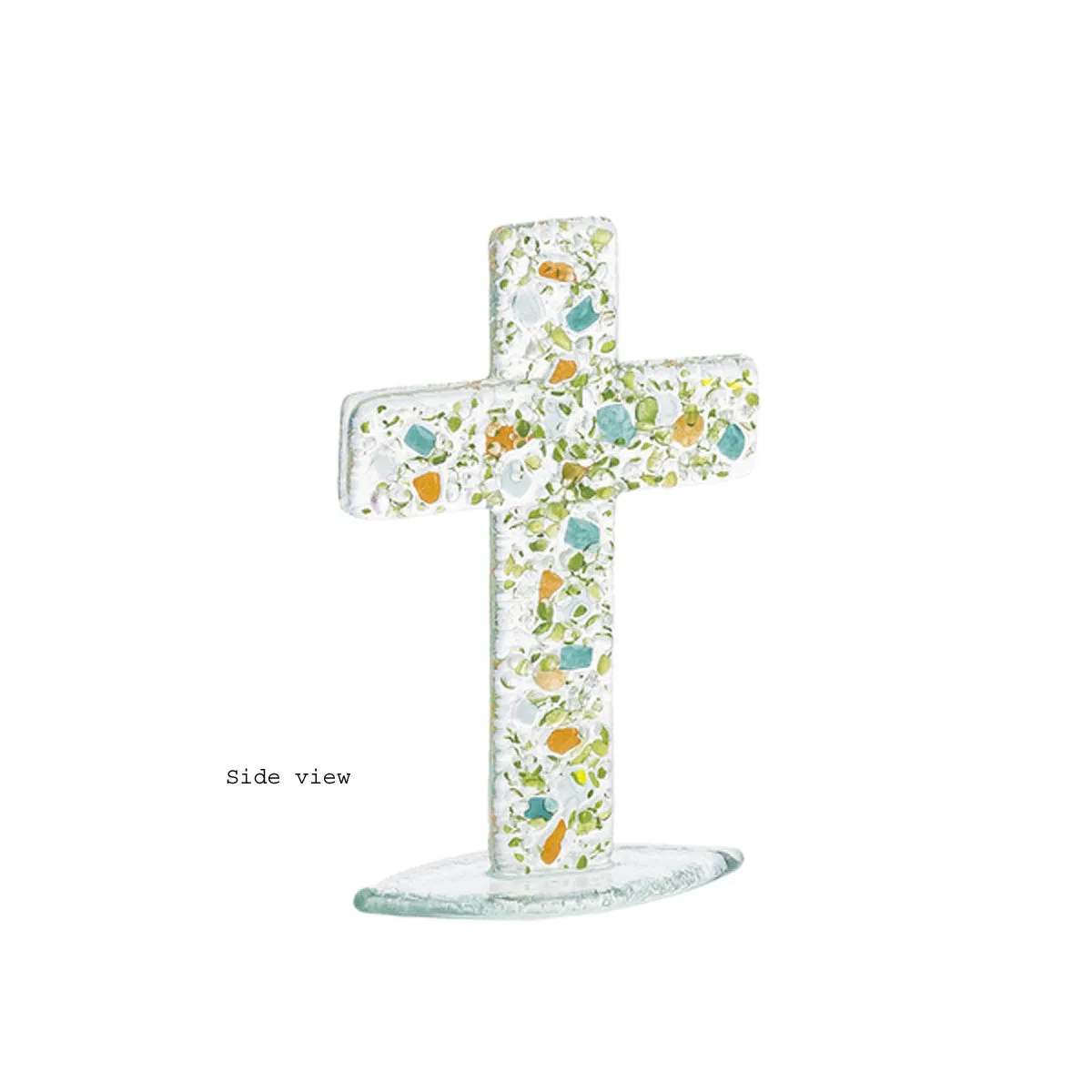 Art Glass Cross, Tabletop, 3 styles