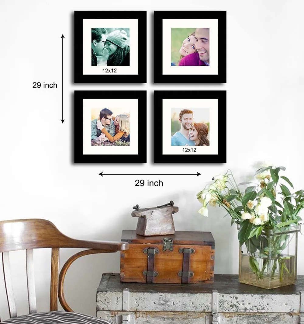 Art Street Royal Memories gallery wall - Set of 4 Individual wall Photo Frames with white mount