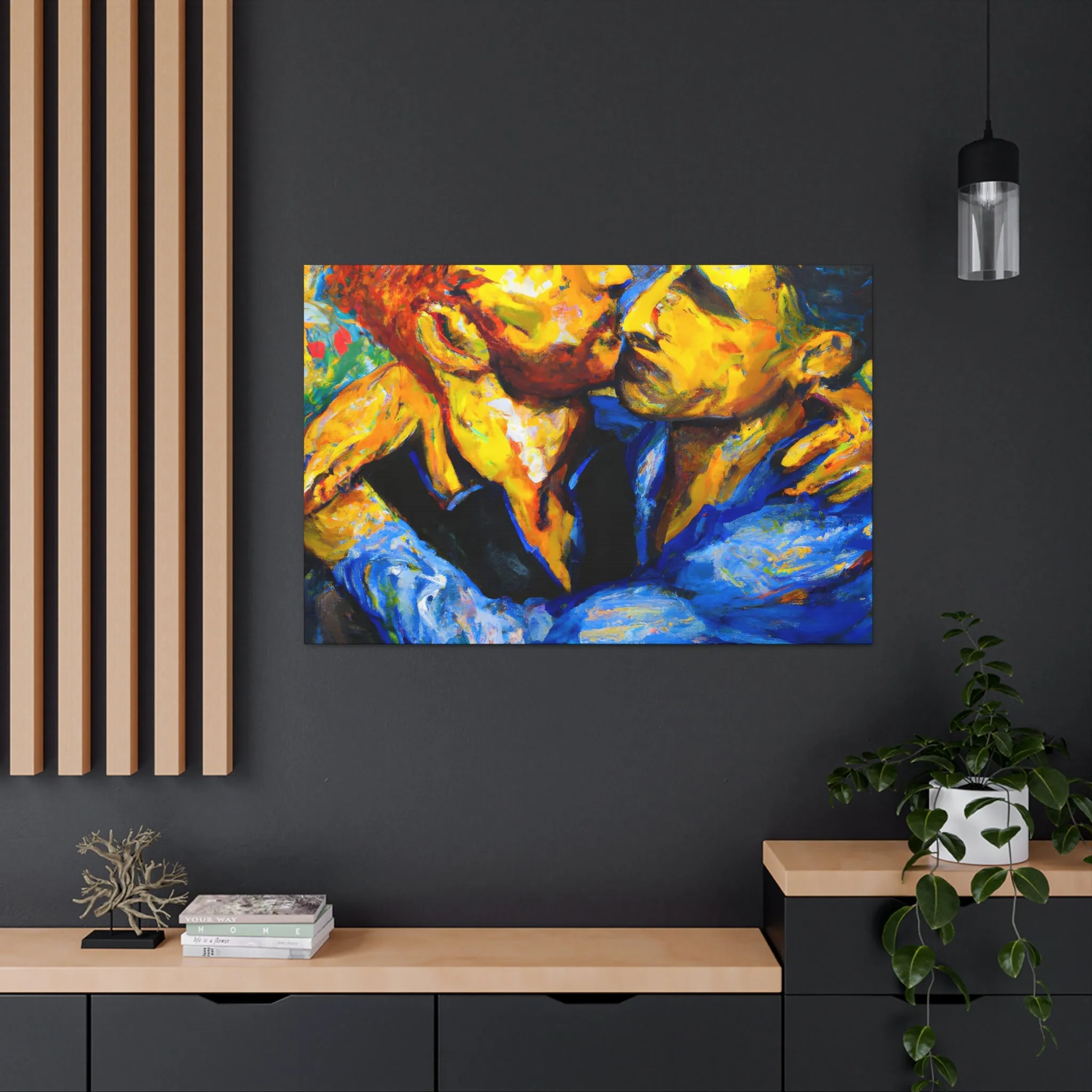 ArtemisiaGalilei - Gay Couple Wall Art