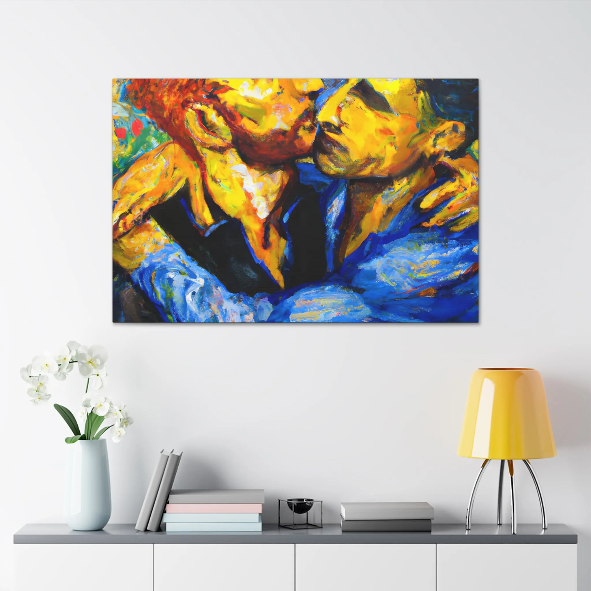 ArtemisiaGalilei - Gay Couple Wall Art