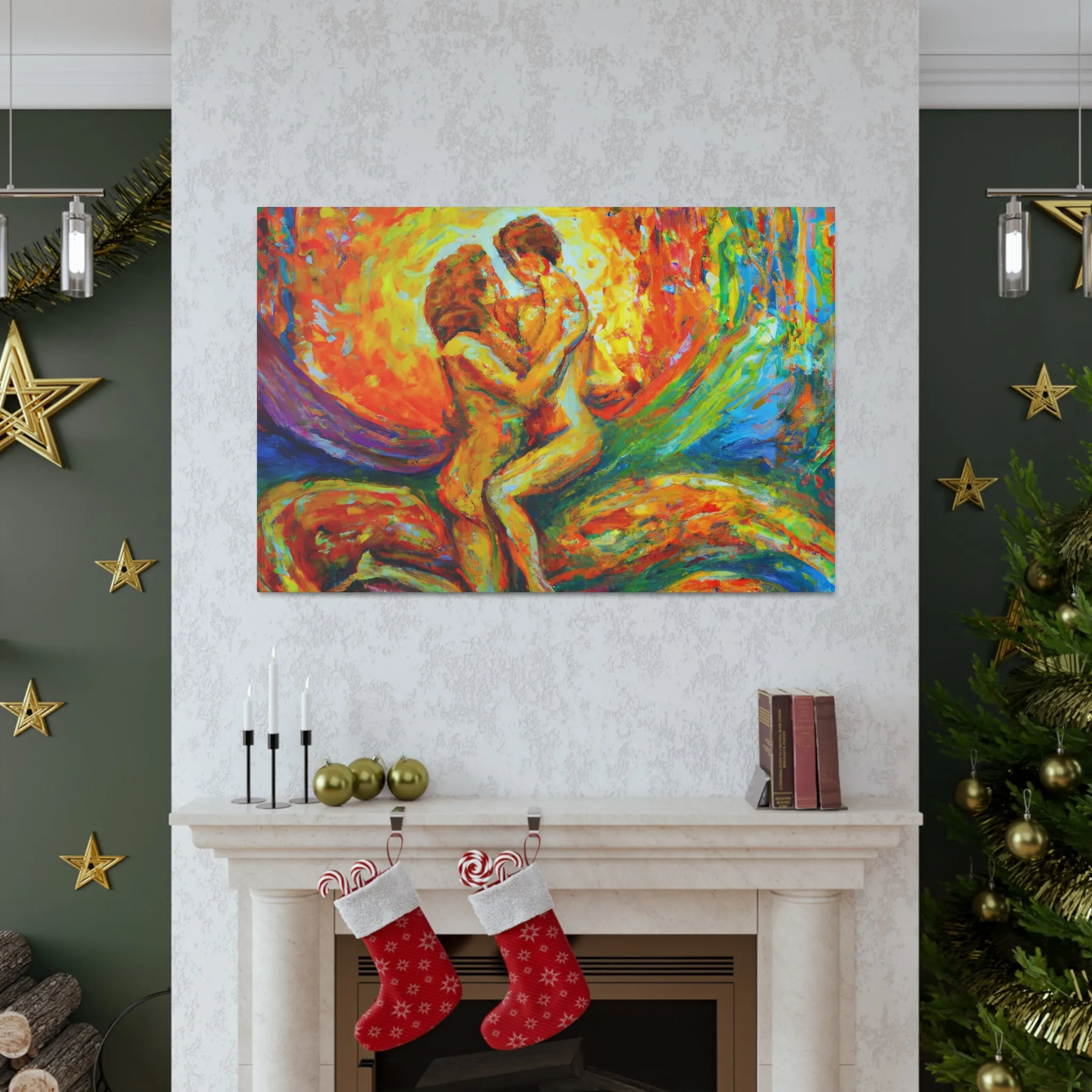 Ashton - Gay Love Canvas Art