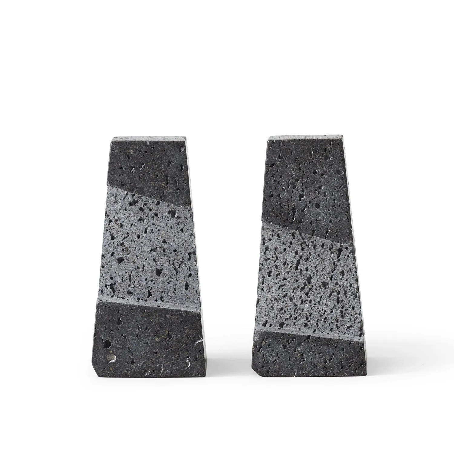 audo copenhagen (menu) | converge bookend set | lava stone