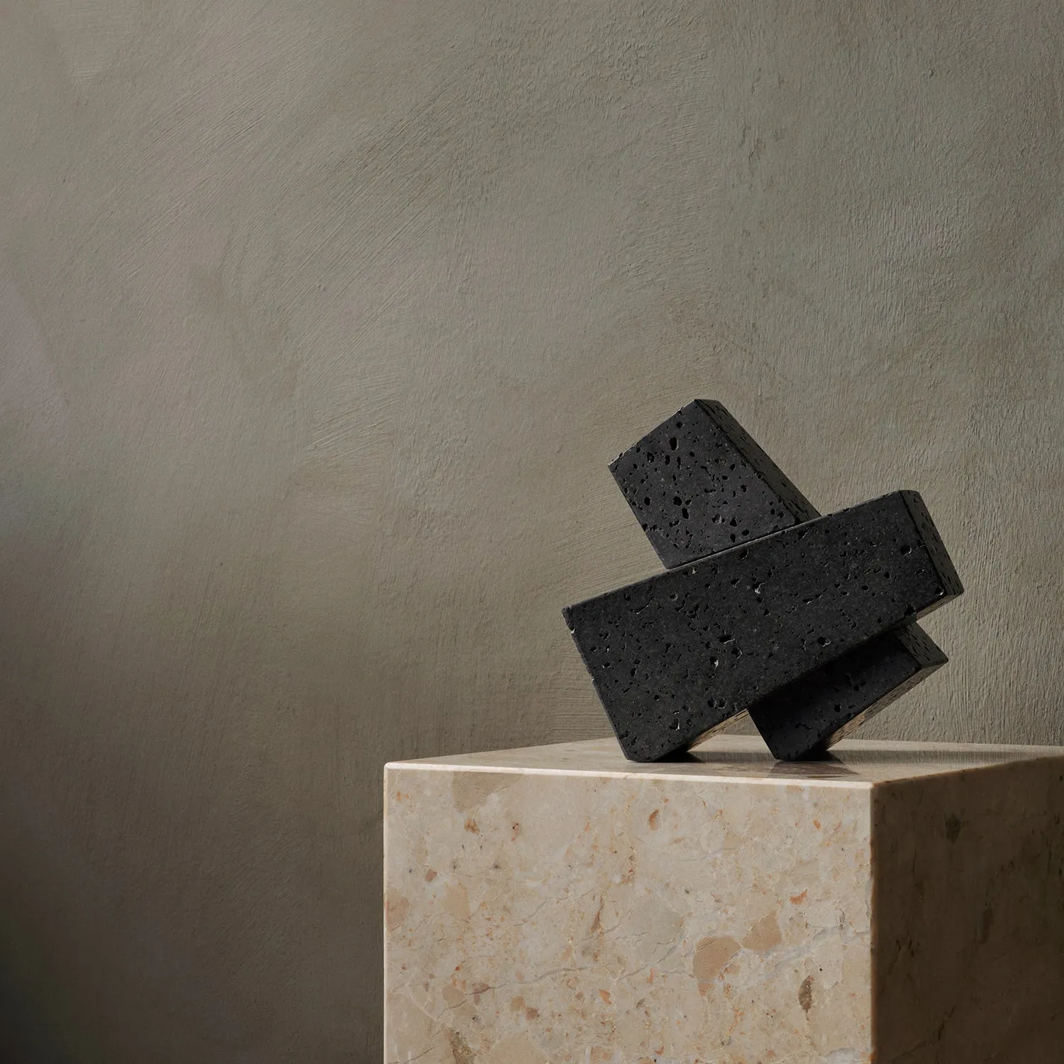 audo copenhagen (menu) | converge bookend set | lava stone