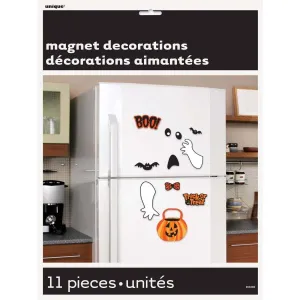 Bat and Ghost Halloween Refrigerator Magnets