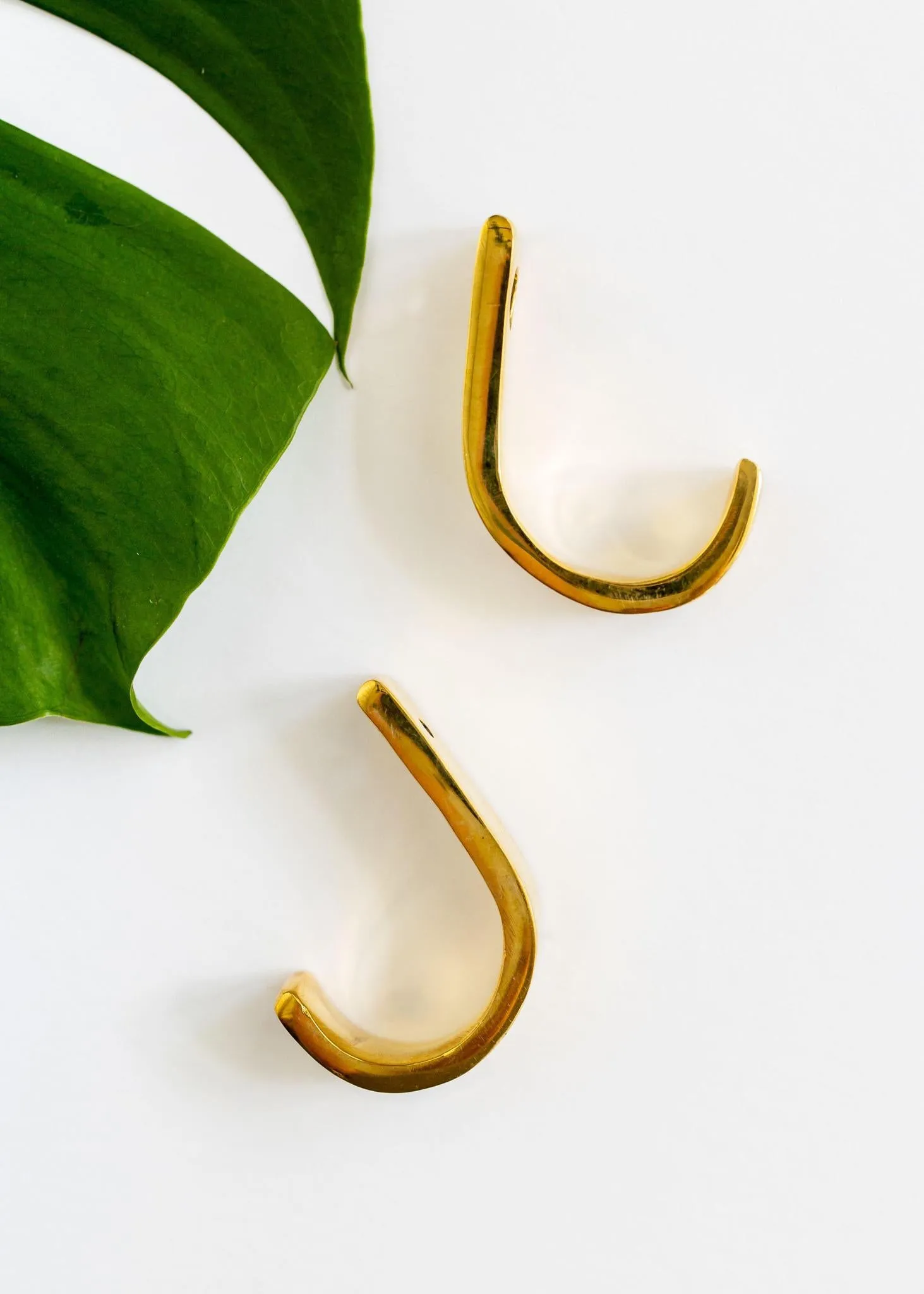 Brass Hooks | Set of 2