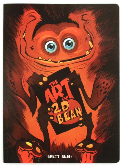 Brett Bean Art of 2D Bean Sketch Art Book SIGNED