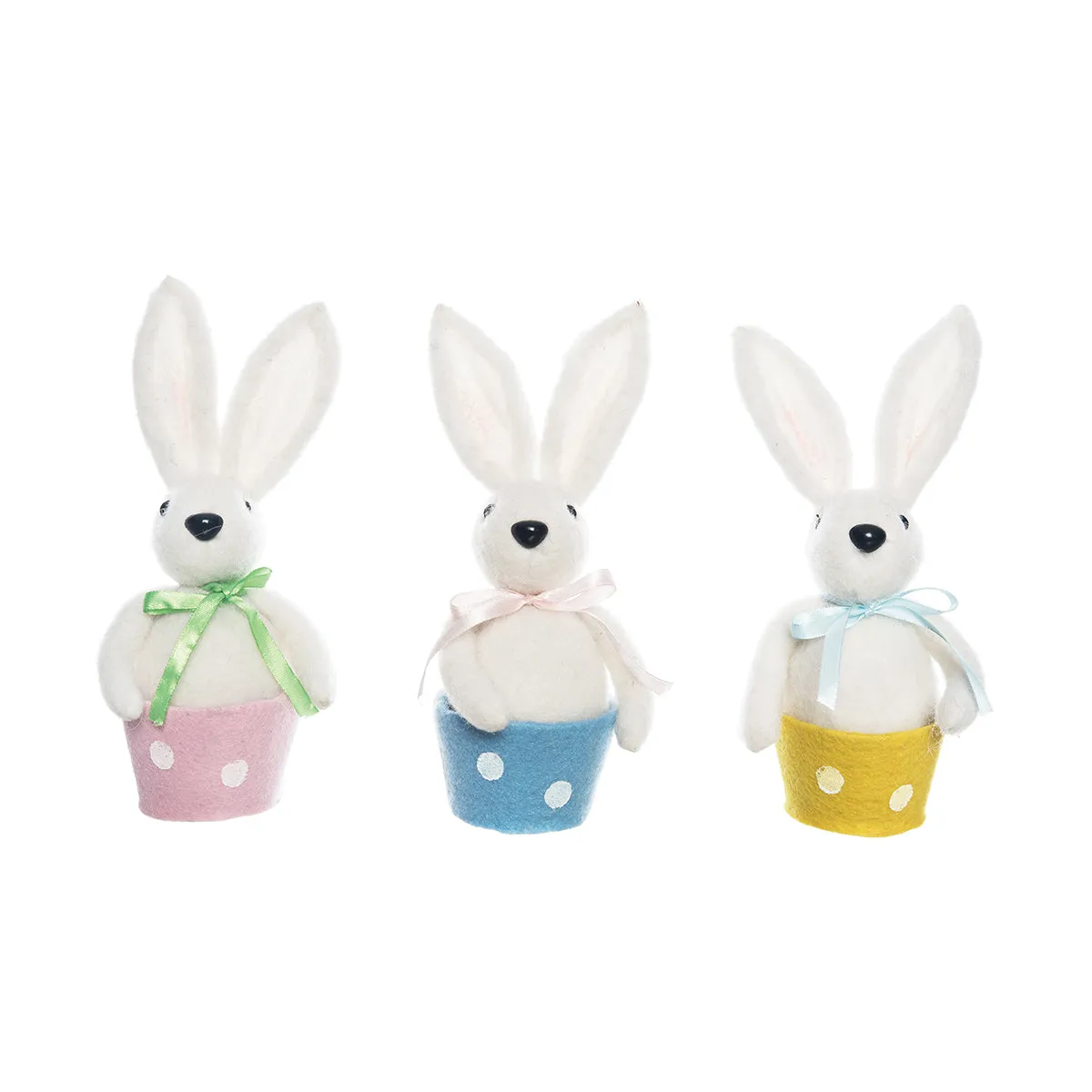 Bunny in Egg Figurine, Asst. of 3