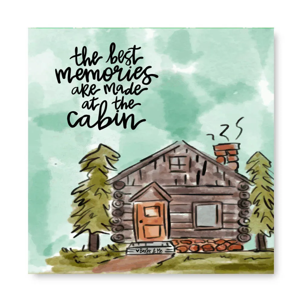 Cabin Memories Wrapped Canvas