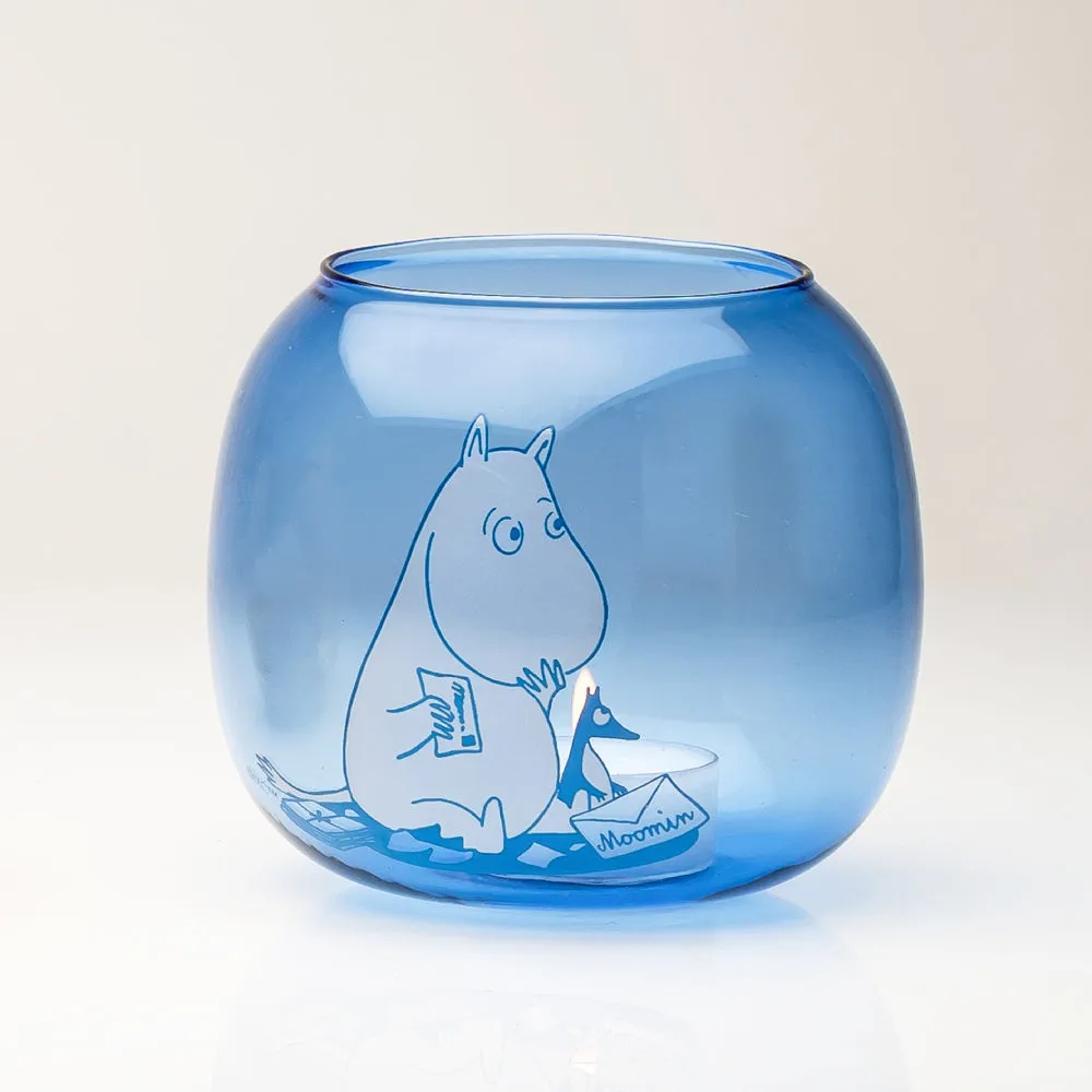 Candle Holder Moomintroll Blue