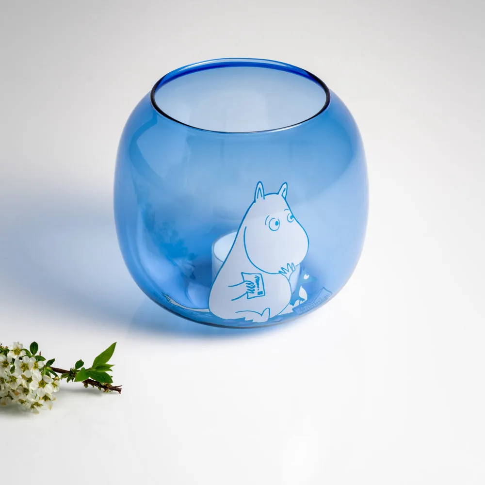 Candle Holder Moomintroll Blue