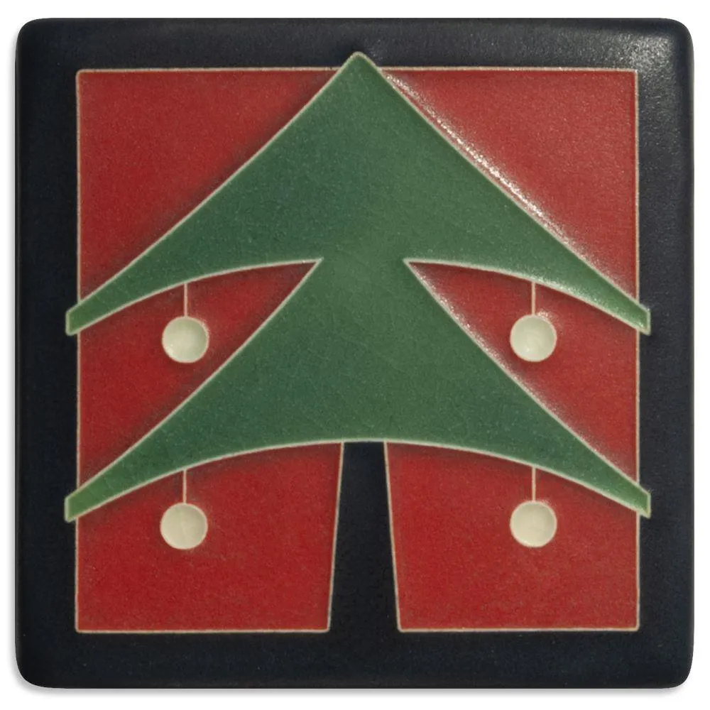 Christmas Tree-Red- 4x4