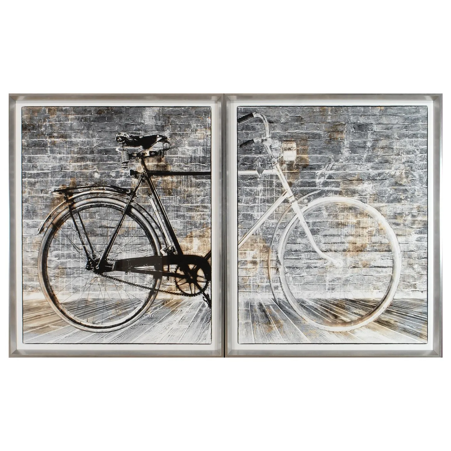 Classic Cycle Wall Art - Set of 2