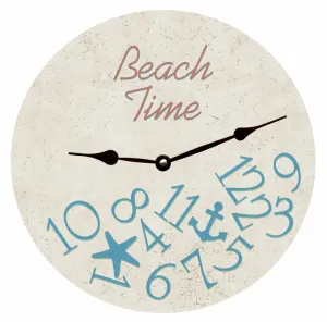 Coastal Wall Clock – Rustic Beach Inspired Home Accent