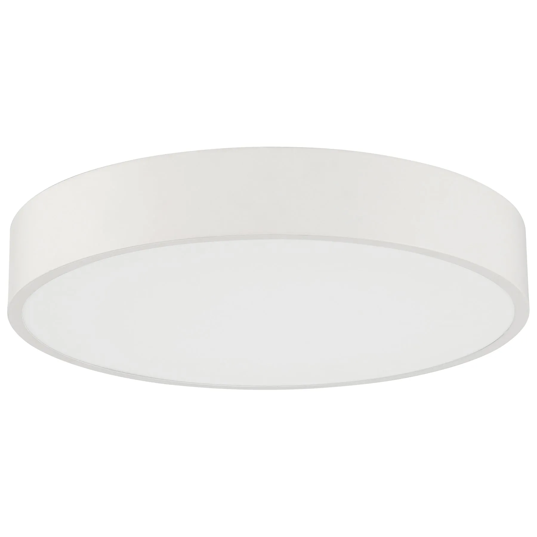 Como 1 Light 13.75in. Flush Mount - White