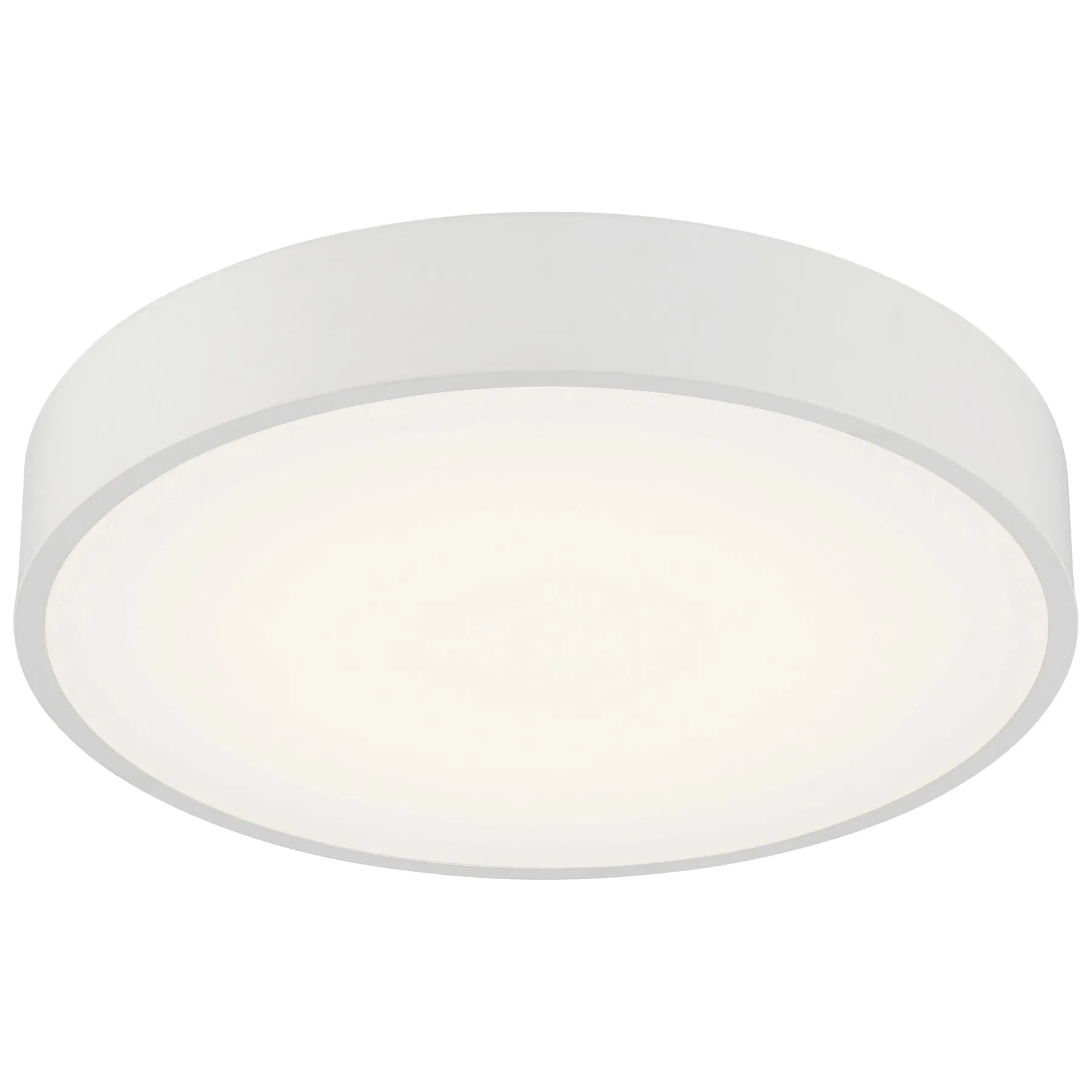 Como 1 Light 13.75in. Flush Mount - White