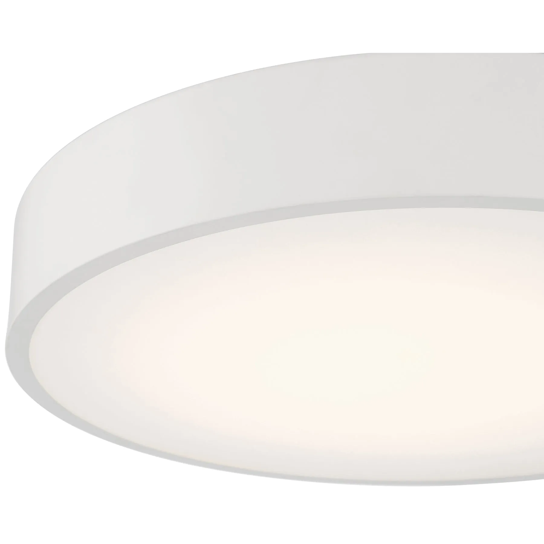 Como 1 Light 13.75in. Flush Mount - White