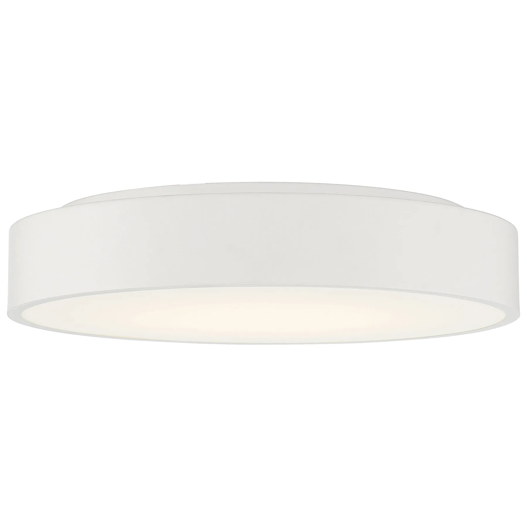 Como 1 Light 13.75in. Flush Mount - White