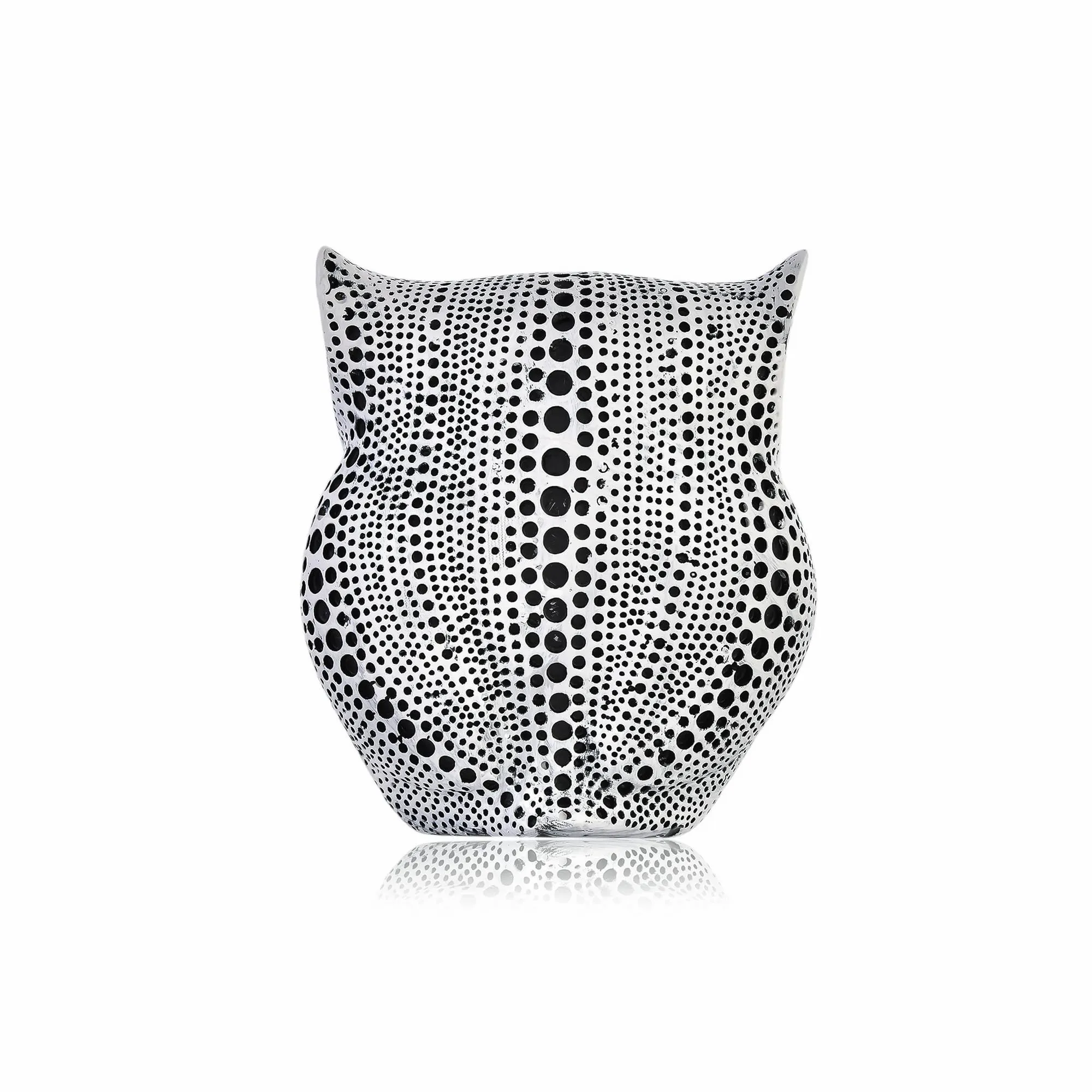 CraftVatika Modern Classy Resin Art Figure White Owl Showpieces for Home Decor Good Luck - Pack of 1 Owl Showpieces for Home Decor