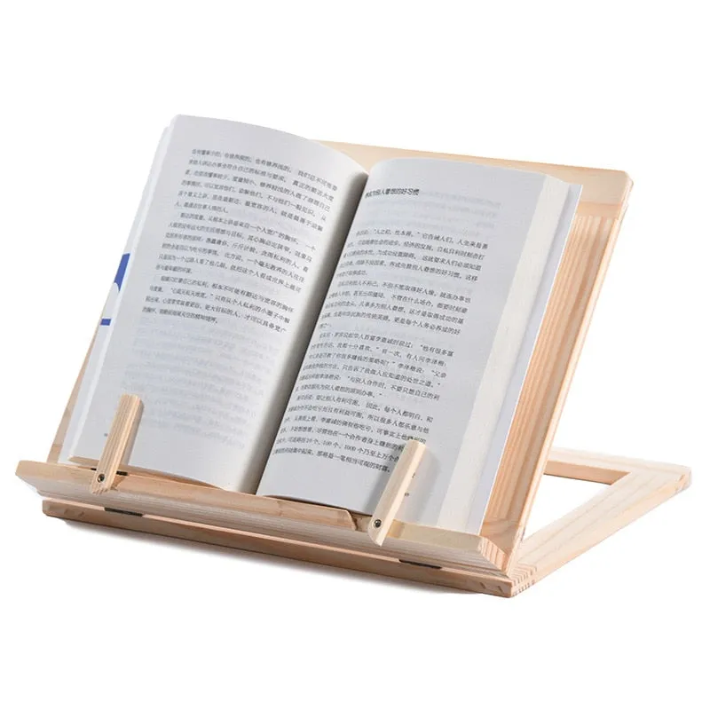 Creative Bookworm Wooden Tablet Stand