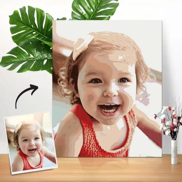 Custom Photo Paint By Number Digital Art Painting Frameless 50*60cm