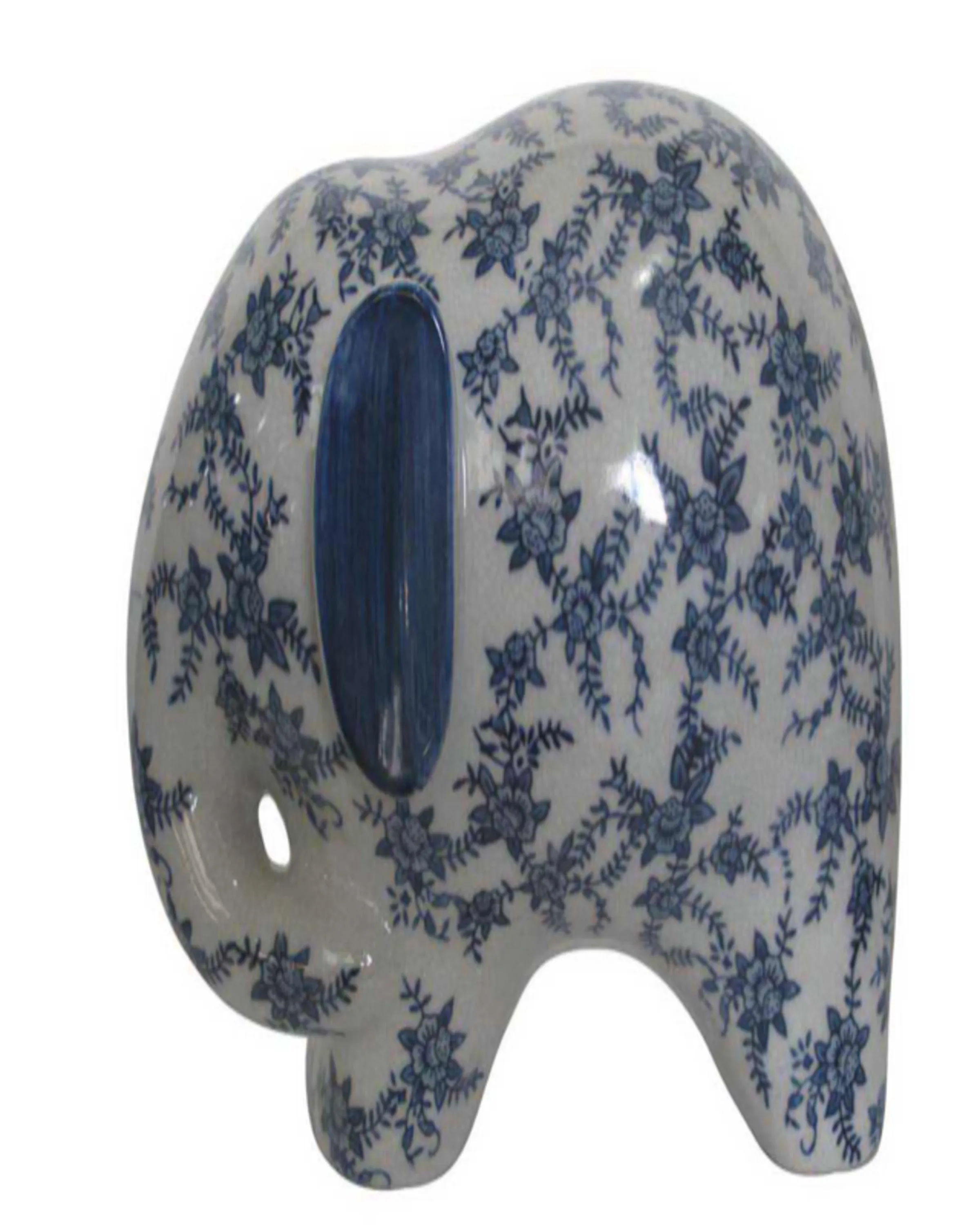 Dinah Blue Vases Set of 1 - Angie Homes