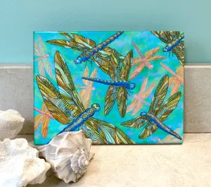 Dragonfly Gathering Ceramic Tile