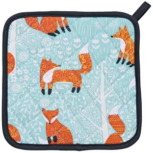 Foraging Fox, Pot Mat