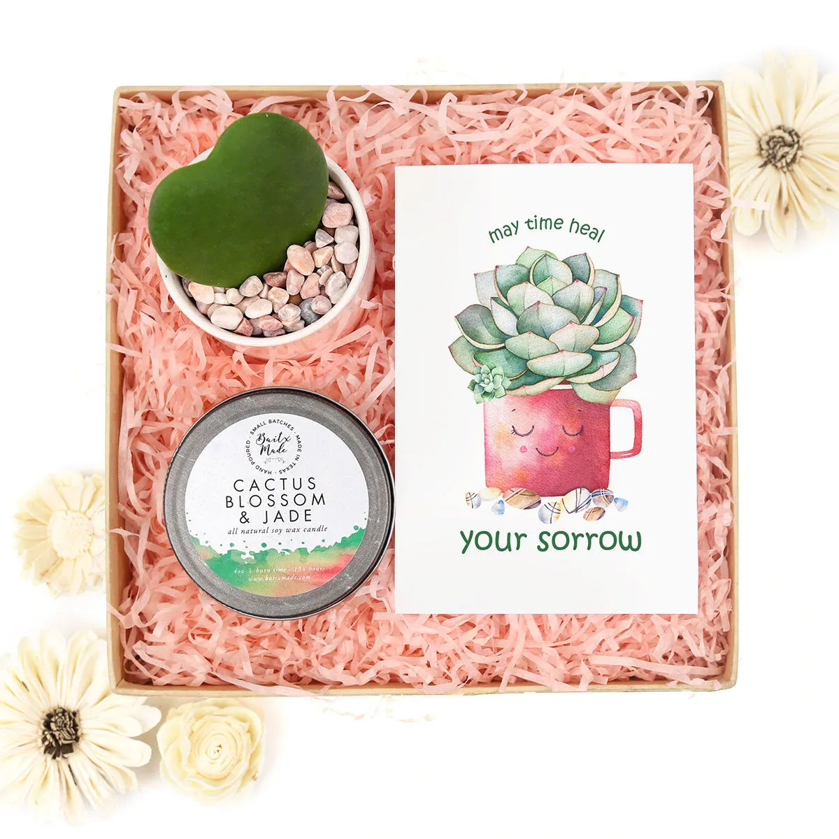 Gift Box - 1 Succulent and 1 Soy Candle