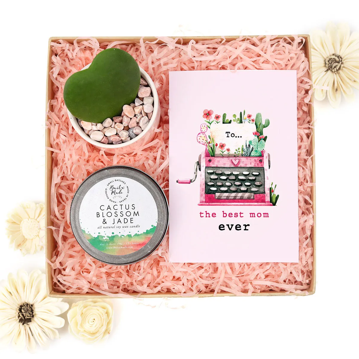 Gift Box - 1 Succulent and 1 Soy Candle