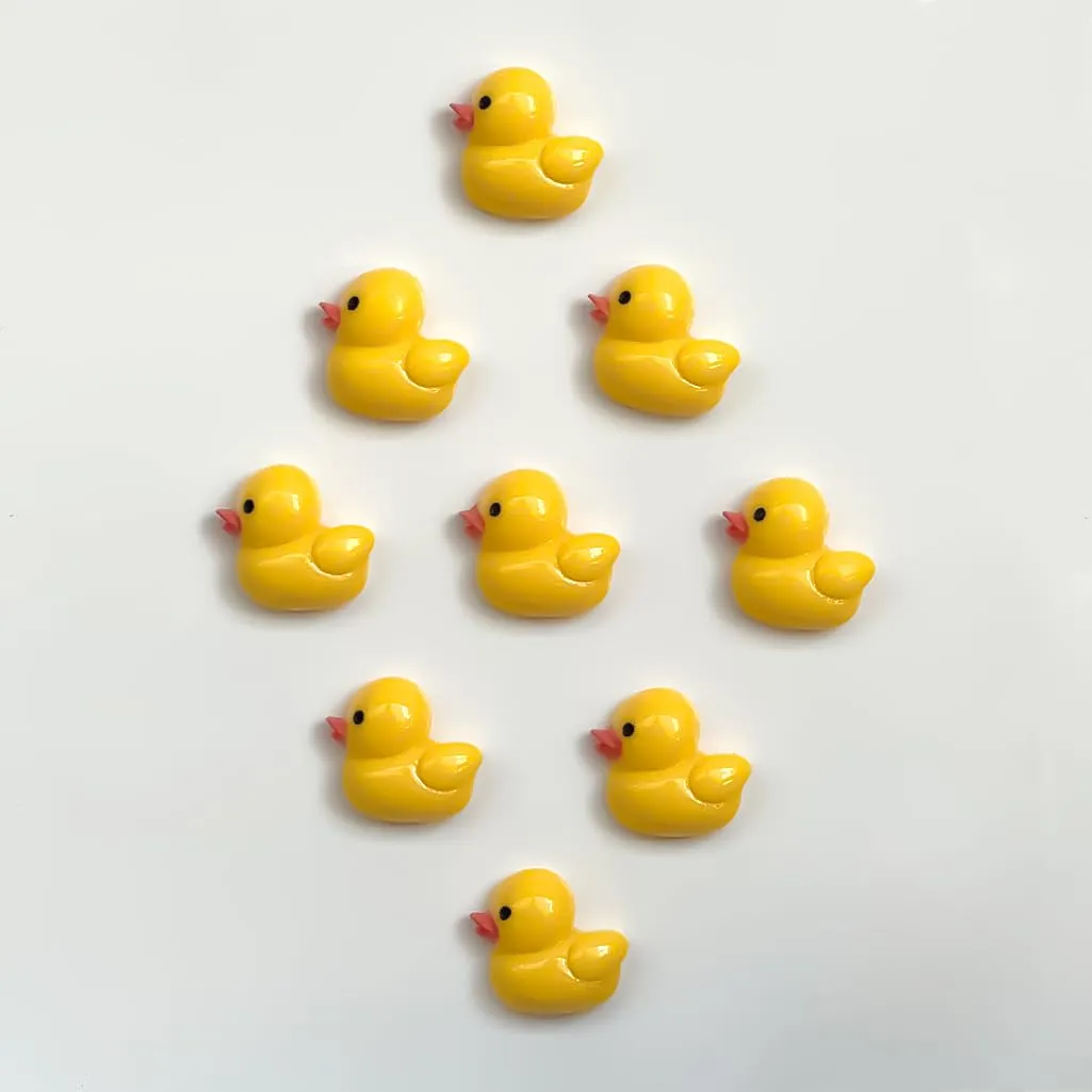 Goldenord Yellow Duck Fridge Magnets, Cute Home Decor, Adorable Gift (Set of 9 Ducks)