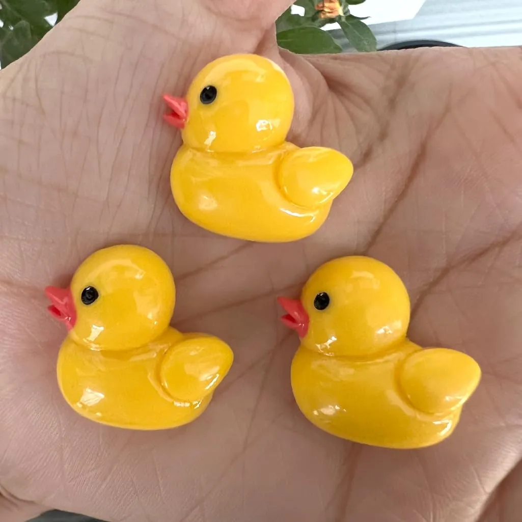 Goldenord Yellow Duck Fridge Magnets, Cute Home Decor, Adorable Gift (Set of 9 Ducks)