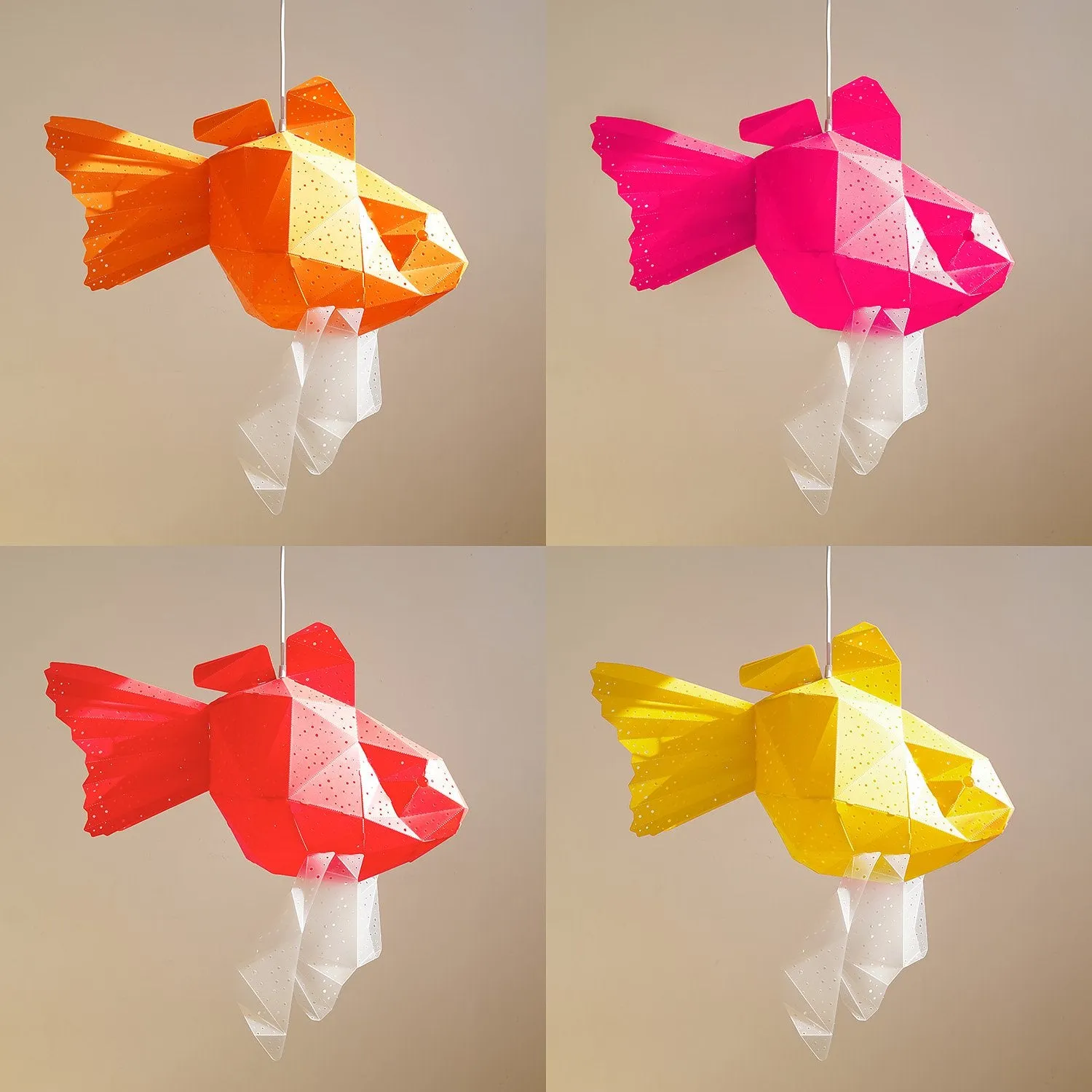 Goldfish Origami Ceiling Light