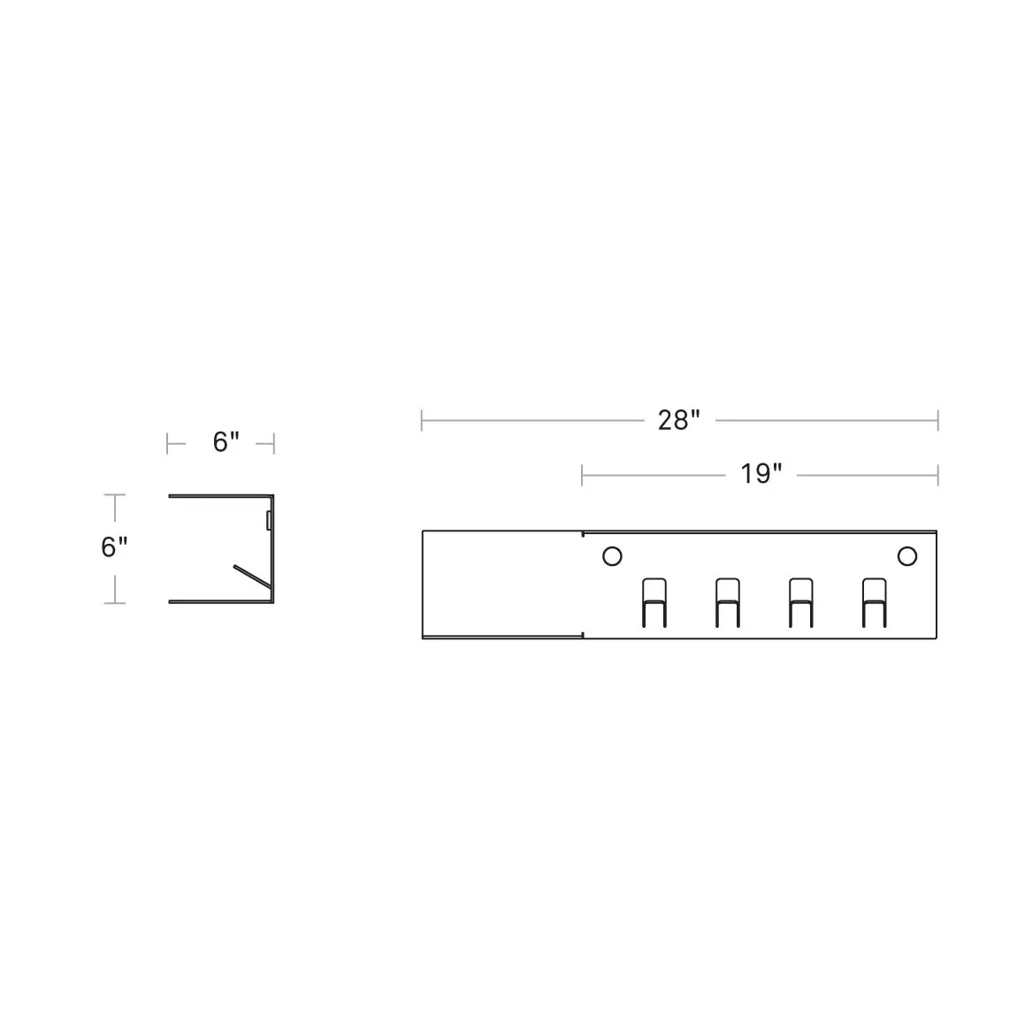 Hall Pass Wall Shelf with Hooks