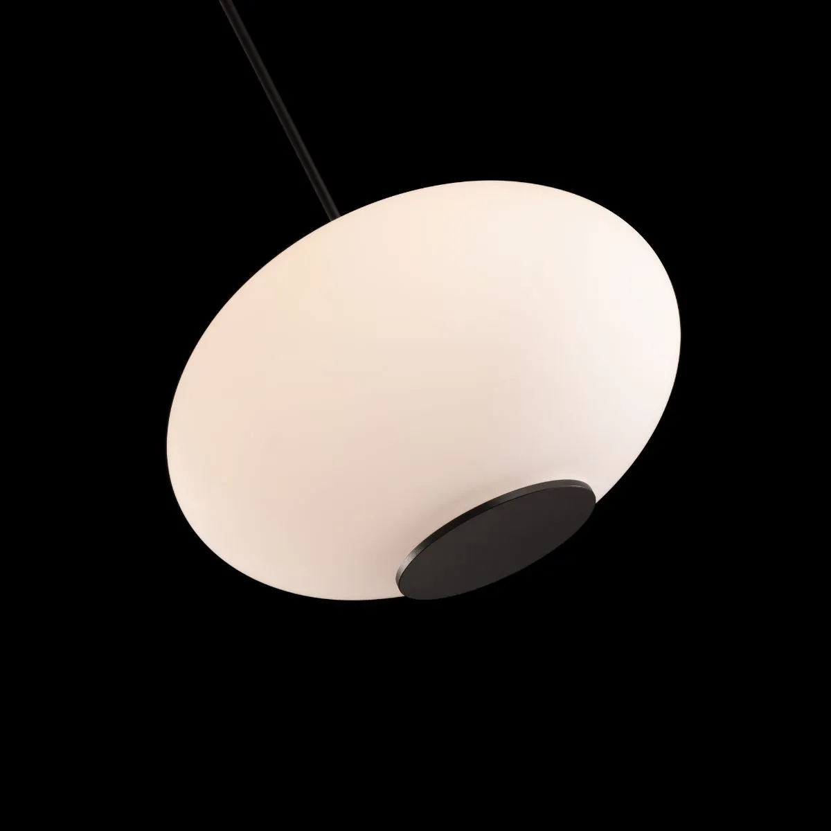 Illusion 22 in. LED Pendant Light 3000K Black finish