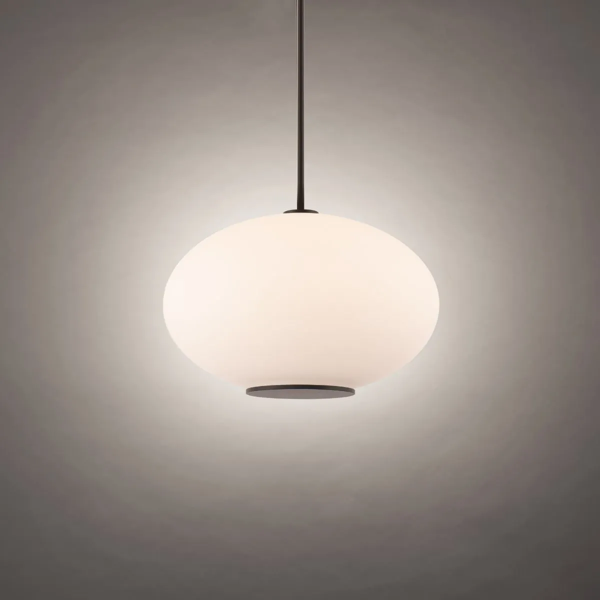 Illusion 22 in. LED Pendant Light 3000K Black finish