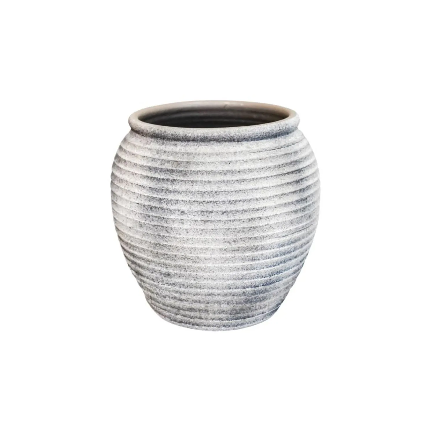 Ivyline 34cm Honeypot Rustic Grey Planter